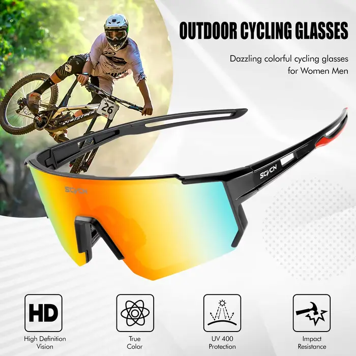 Lunettes de soleil SCVCN tendance pour hommes et femmes