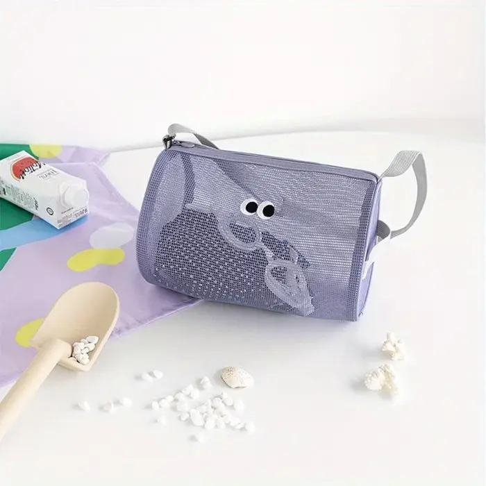 Sac de natation grande capacité, sac de plage étanche en maille respirante, sac de voyage cylindriqu