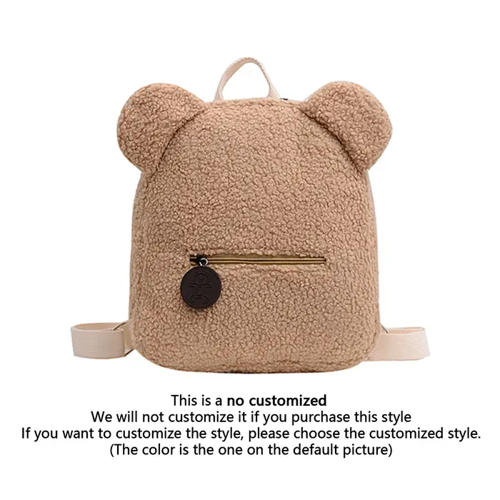 Sacs à dos ours personnalisés nom personnalisé PortableMini enfants voyage Shopping sacs à dos femme