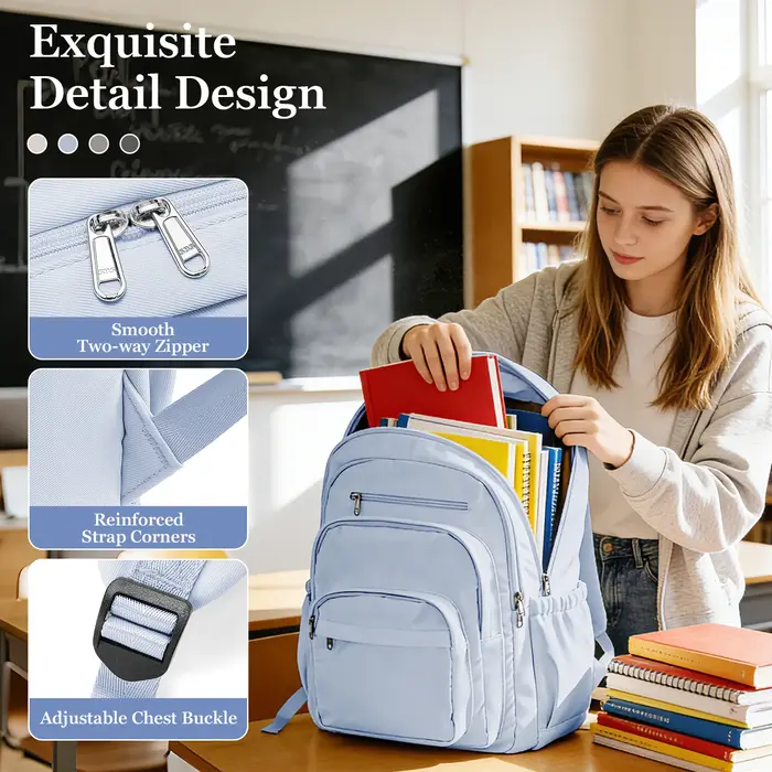 Sac à dos scolaire pour adolescentes et adolescents