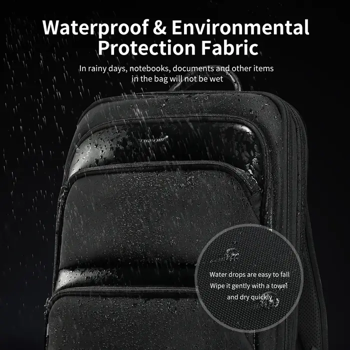 Tigernu sacs à dos extensibles pour hommes 15.6 pouces sac à dos pour ordinateur portable mâle mince