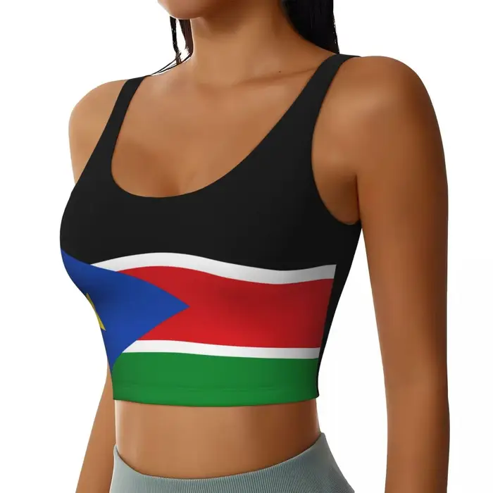 Gilet de sport pour femmes, imprimé drapeau du sud du sud, activités, gilet de Yoga, d'entraînement, léger, tendance, 2026