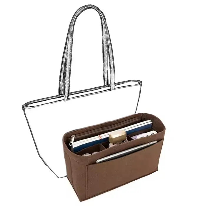 Organisateur de sac, doublure en feutre