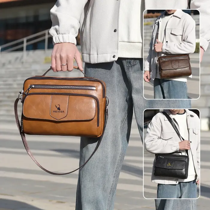 Sac bandoulière homme WEIXIER en PU