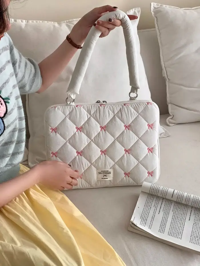 Sac pour ordinateur portable antichoc mignon pour Macbook Air13.6 pro13 15 16 Dell Samsung Xiaomi Hu