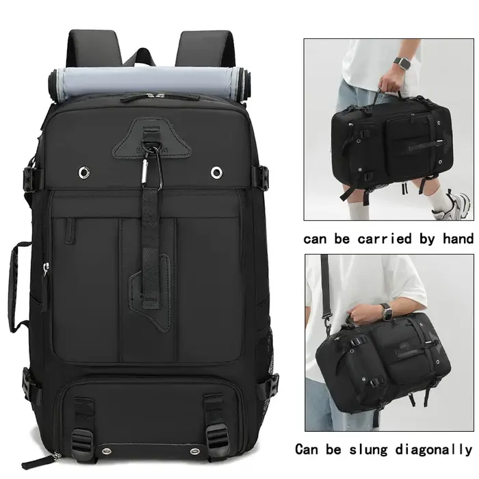 Sac à dos de voyage, sac à dos de transport, sac de sport convertible durable adapté pour ordinateur