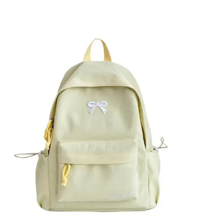 Nouveau sac à dos brodé élégant Style coréen japonais mignon sac d'école décontracté pour filles étudiants sac de voyage pour les déplacements quotidiens