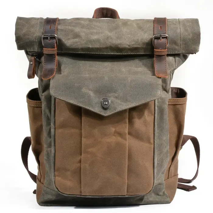 Sac à dos rétro - sac à double bandoulière pour hommes et femmes