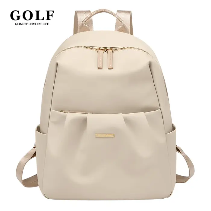 GOLF mignon sacs à dos pour femmes élégant dames sac à dos sac à main couleur unie petit sac à dos