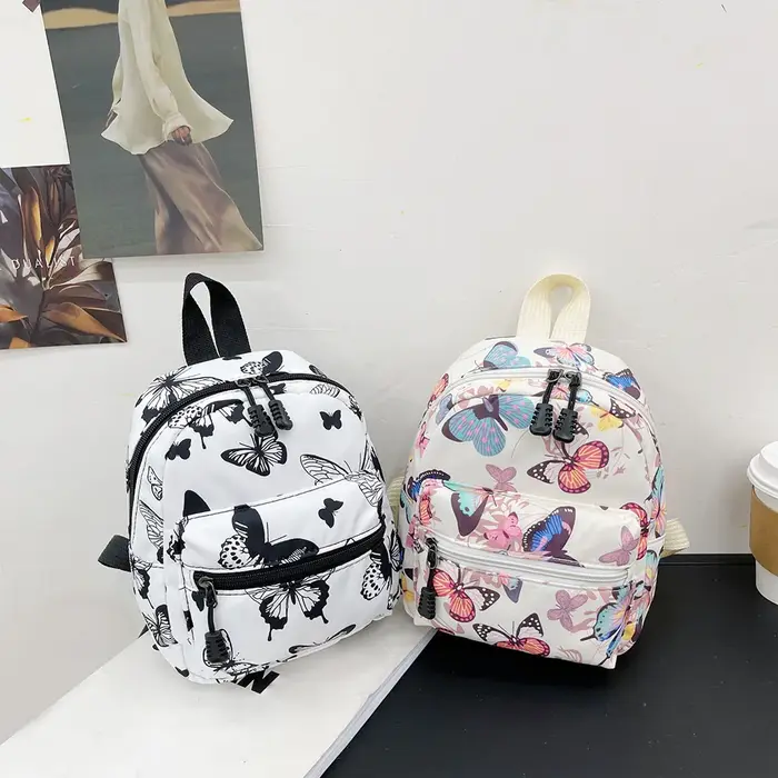 Sac à dos en nylon à motif Animal mignon pour femmes