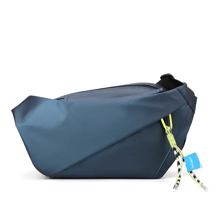 Sac à bandoulière, sac de poitrine, sports de plein air imperméables en nylon, course à pied, cyclis