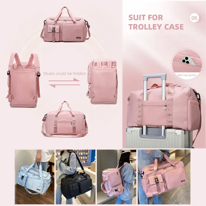 Sac de sport voyage sec humide sacs à main pour femmes femme natation épaule bandoulière Fitness sac