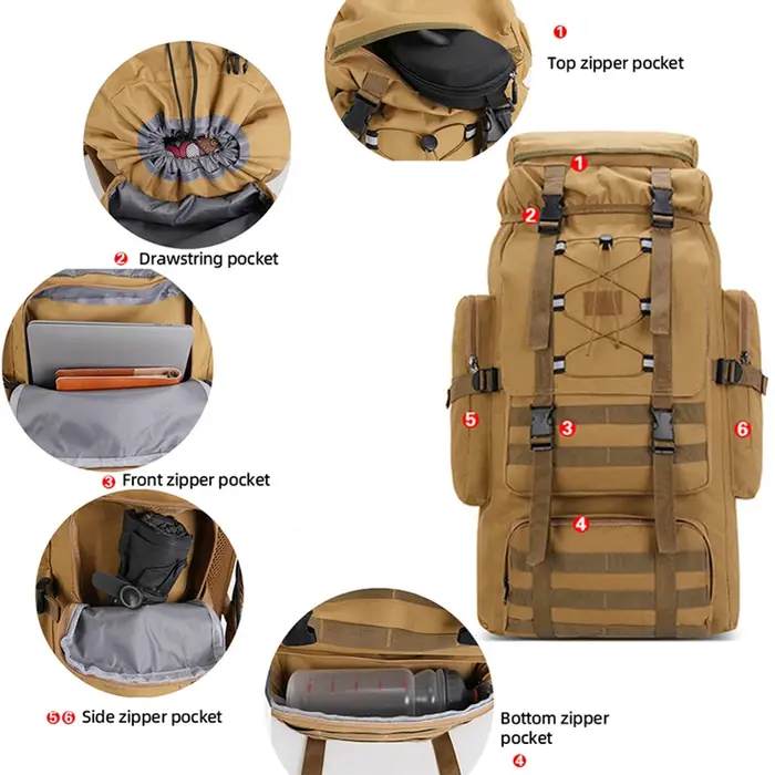 Grand sac à dos de Camping