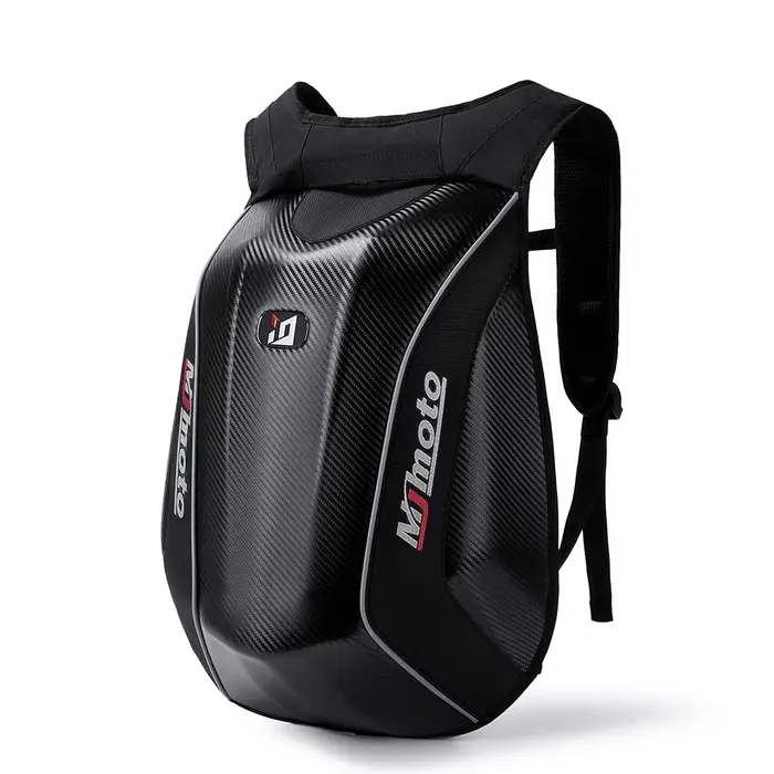 Sac à dos de moto en fibre de carbone, sac de casque de motocross, sac d'équitation Hursport étanche