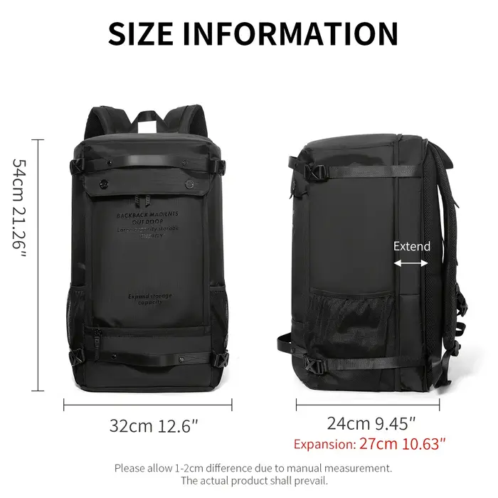 Sacs à dos de randonnée imperméables, adaptés aux hommes et aux femmes, sacs à dos de voyage légers, idéaux pour le camping et les voyages d'affaires.