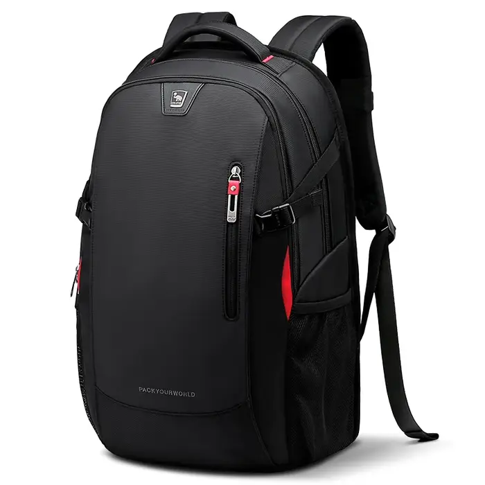 Sacs à dos pour ordinateur portable OIWAS, sacs d'école de 15.6 pouces, sac à bandoulière décontract