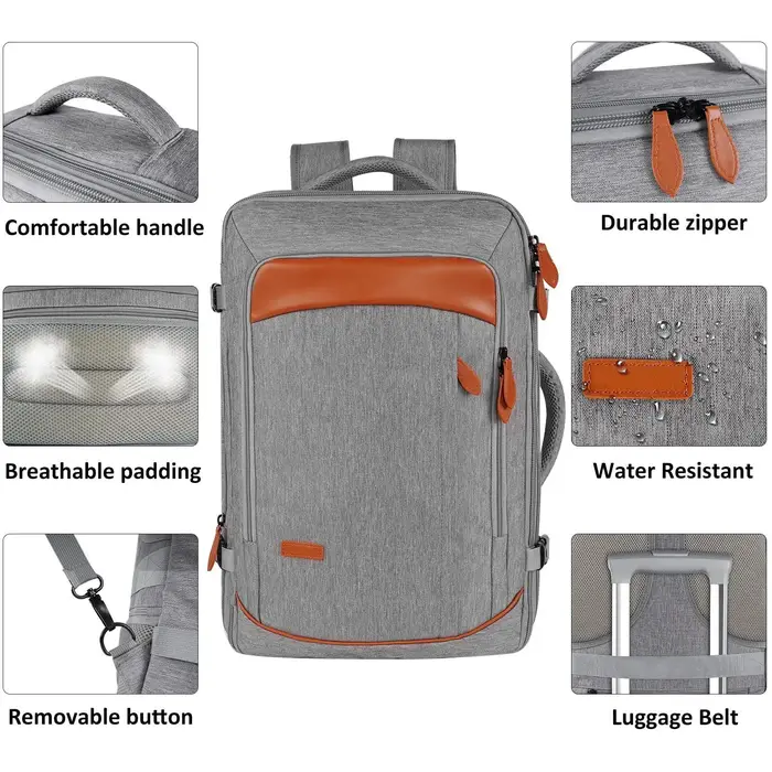 Nouveau Sac à Dos de Voyage Multifonctionnel pour Homme 2026 avec Compartiment à Chaussures, Cubes d