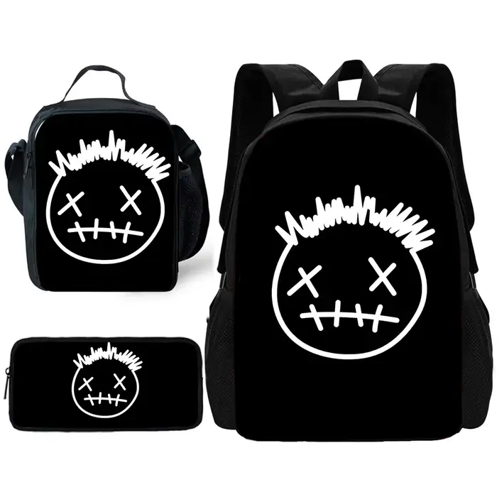 École enfant Cool populaire Jackboys Traviss Scotts sac à dos avec sacs à déjeuner