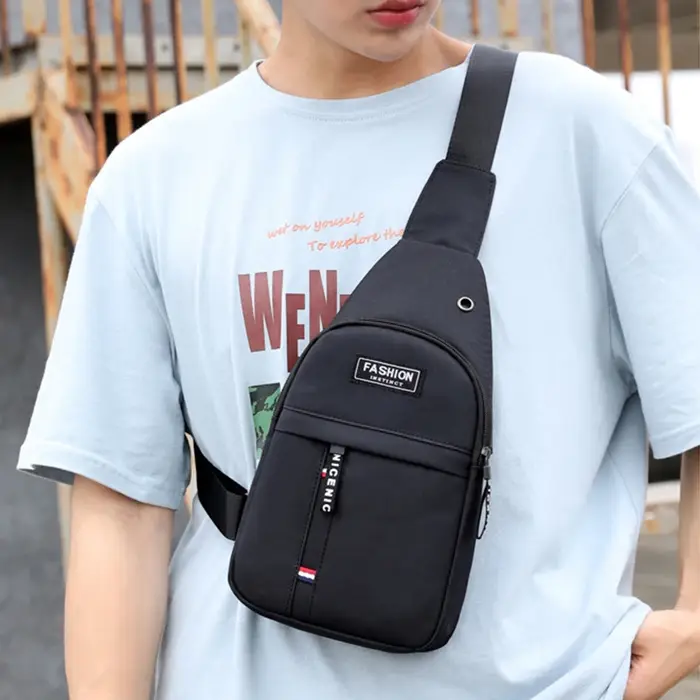 Sac banane imperméable de grande capacité pour hommes