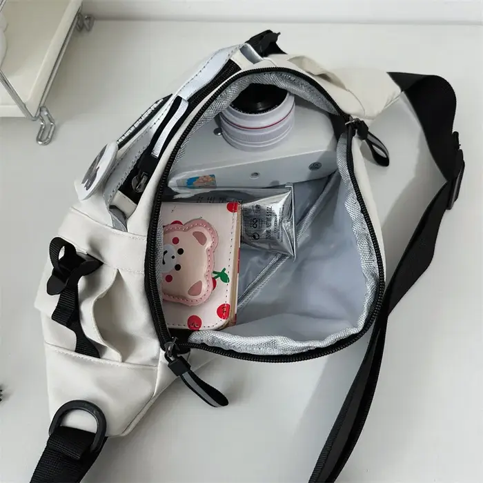 Sac de poitrine coréen Y2K pour étudiants