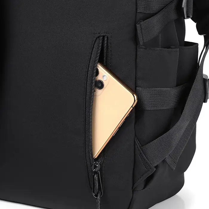 Sac à dos simple de couleur unie