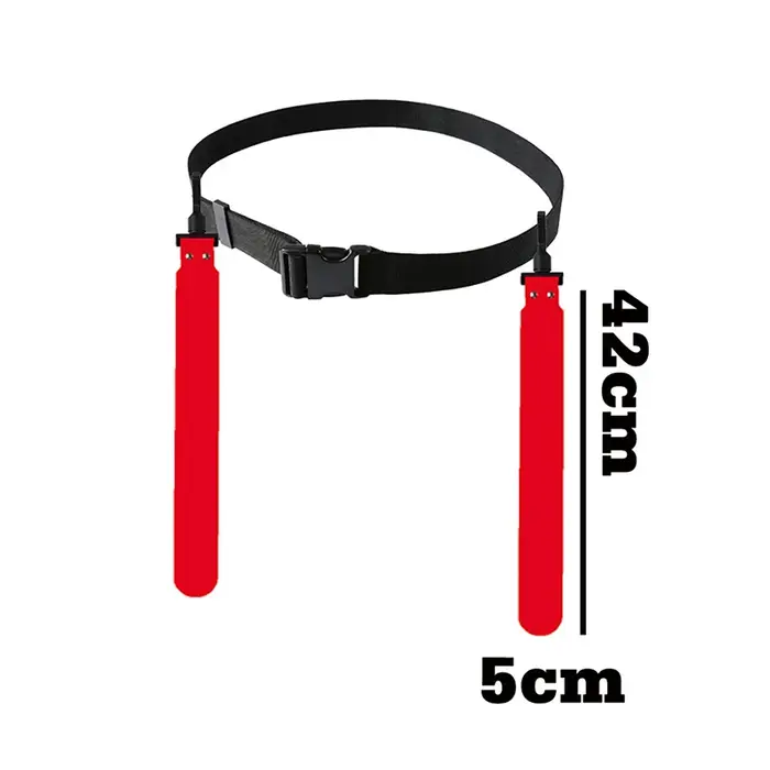 Sensation de taille réglable pour le sport, sangle de football, sensation lumineuse, document, PVC, 