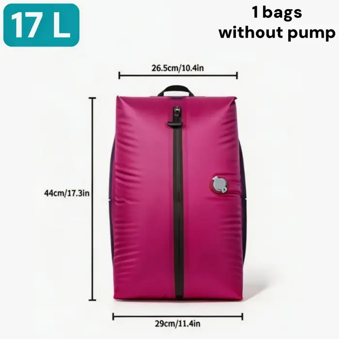 Sacs de compression roses pour les essentiels de voyage, organisateur de bagages pour valise, cubes