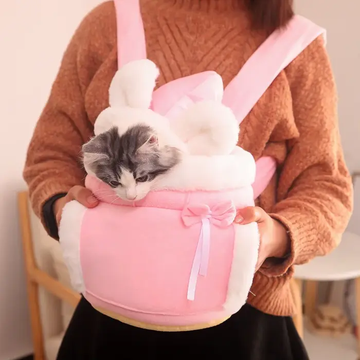 Sac à dos pour chat avec lit, fenêtre à bulles Portable, porte-animaux, approuvé par la compagnie aérienne, face souple pour petit chien, voyage, randonnée