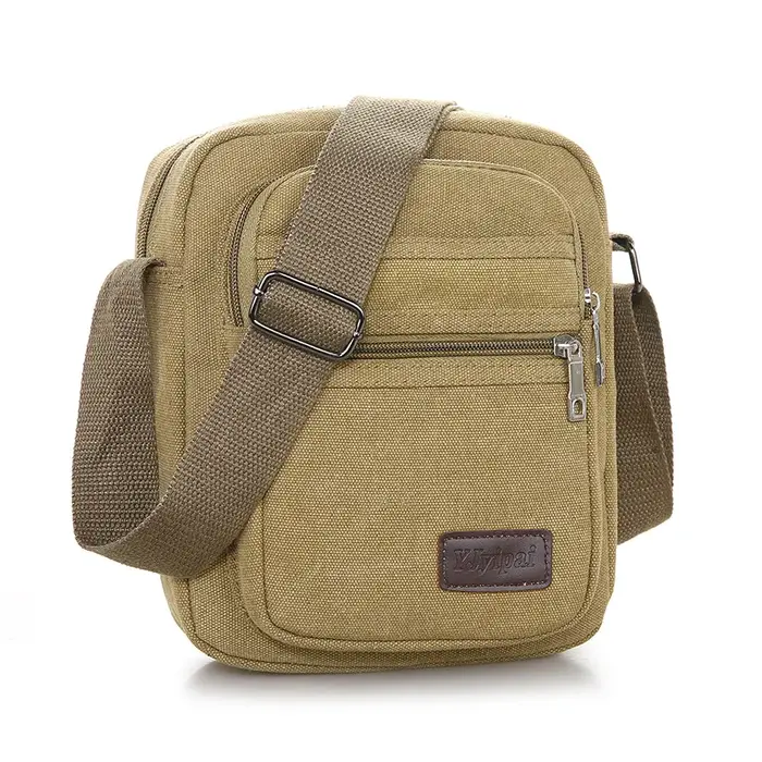 Tiloraine – sac à bandoulière en toile pour hommes