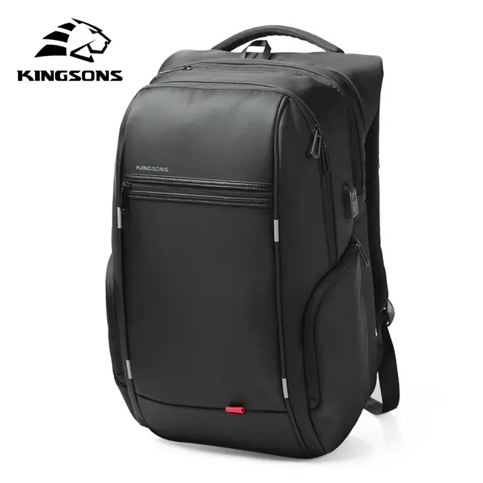 Kingsons étanche hommes femmes sac à dos USB charge mâle femme école sacs à dos antivol sac à dos po