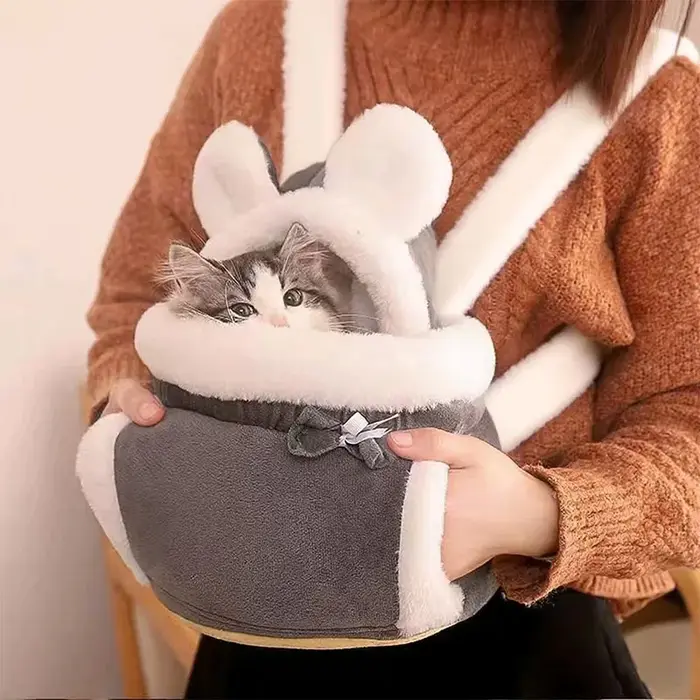 Sac à dos pour chat avec lit, fenêtre à bulles Portable, porte-animaux, approuvé par la compagnie aérienne, face souple pour petit chien, voyage, randonnée