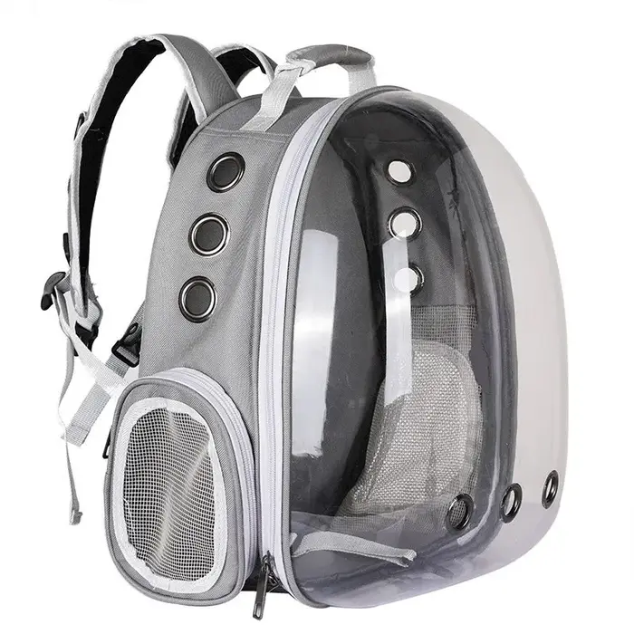 Capsule bulle sac à dos pour animaux de compagnie petit chat transporteur pour animaux de compagnie sac à dos Transparent Animal chiot Kitty oiseau respirant porte-animaux pour voyage