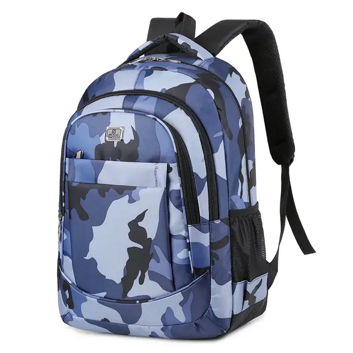 Sac à dos mode homme Junior lycée lycée étudiant cartable décontracté voyage double sacs à bandouliè