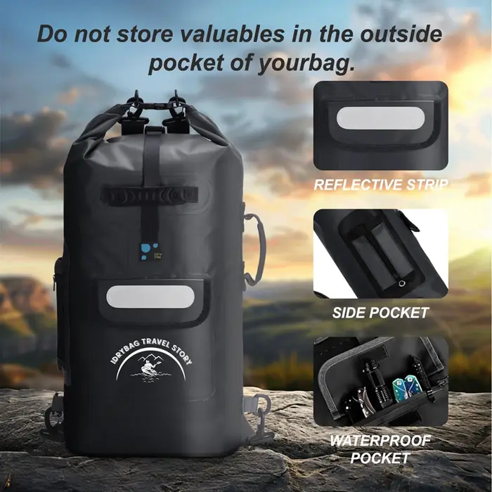 Idrybag sac à dos étanche pour femmes hommes 20L/30/L40L sport kayak plage canotage Canyoning sac sec sac à dos