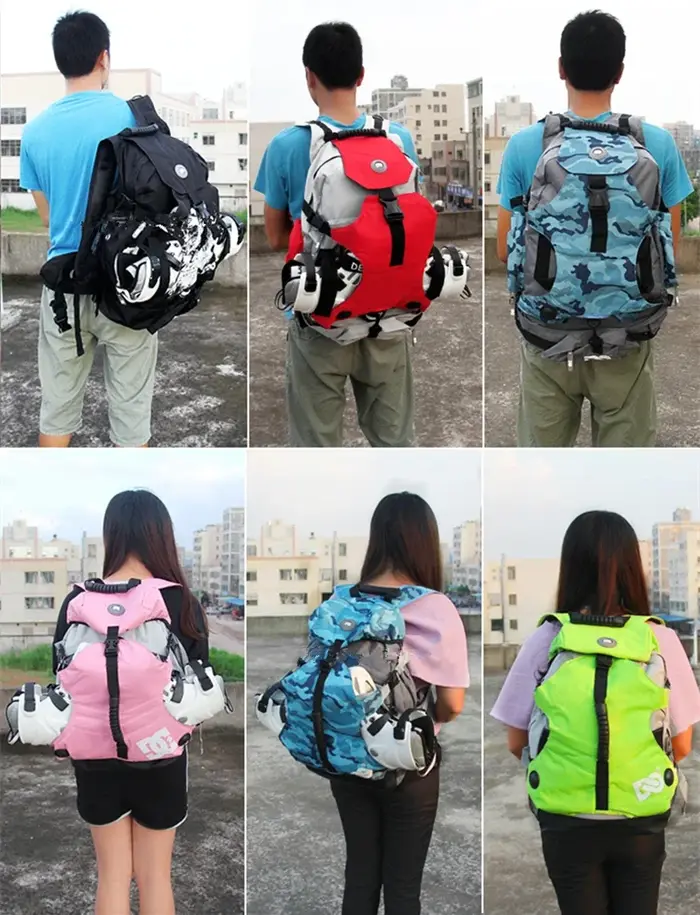 Sac à dos de transport de patins à roulettes pour hommes et femmes