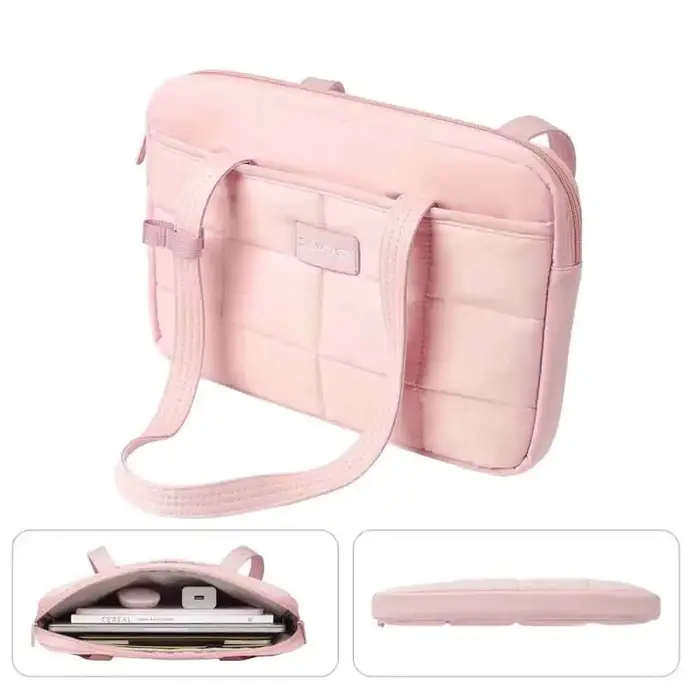 Sac à bandoulière de grande capacité 14/15,6 pouces, sac décontracté pour ordinateur portable Macboo