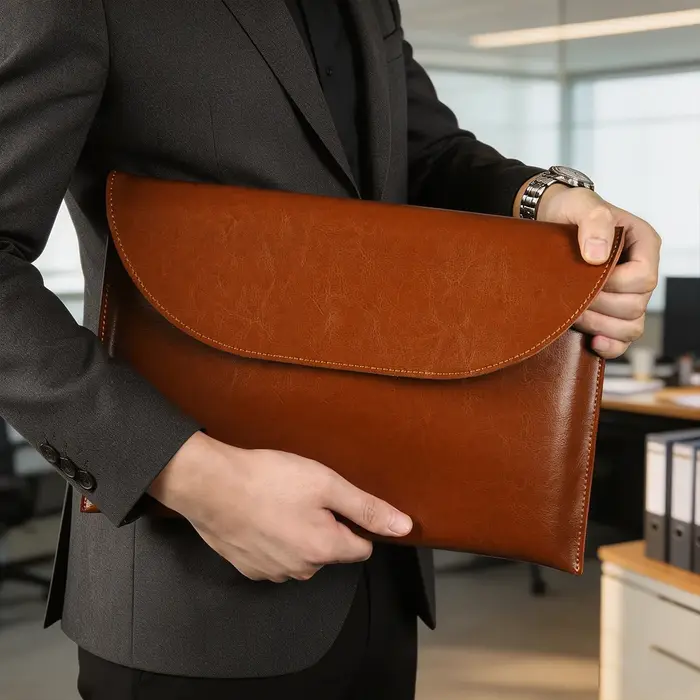 Sac pour ordinateur portable en cuir véritable pour Macbook Pro 16 A3428 A3429 Air 13 A3240 A3449 M5 Pro 14 A3426 A3427 A3434 Air 15 A3448 A3241 M4
