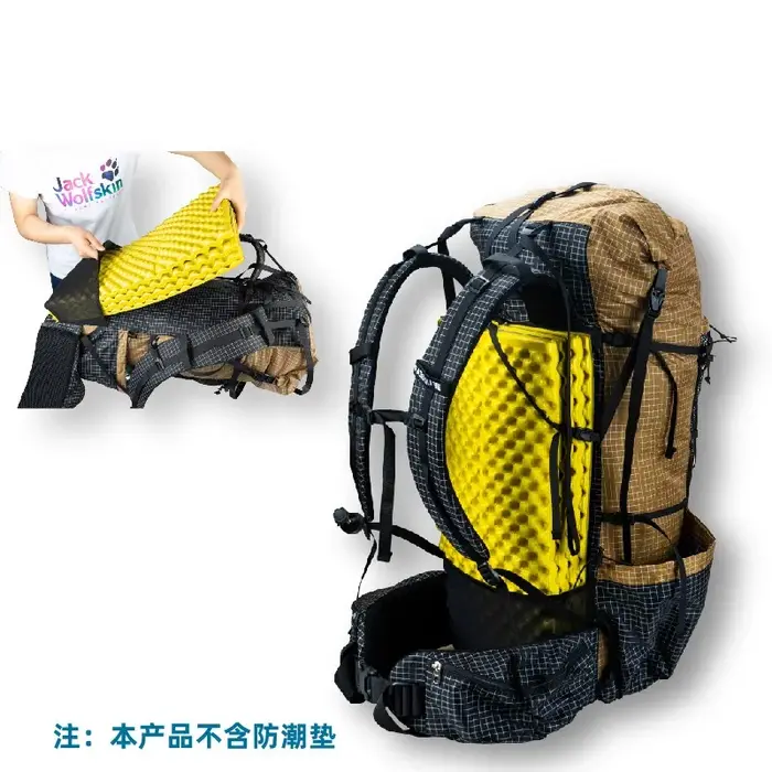 FLAME'S CREED sac à dos Qi Dian Pro voyage Camping randonnée sac à dos extérieur ultraléger sans cadre Packs 40 + 16