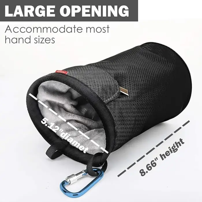 Sac à craie à cordon de serrage
