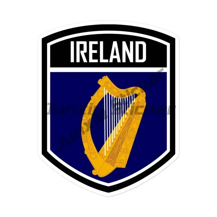 Autocollant de l'arrête de l'irlande, symbole de Shamrock irlandais, autocollant imperméabilisant po