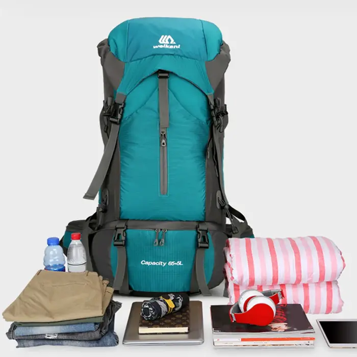 Sac à dos de voyage étanche avec housse de pluie