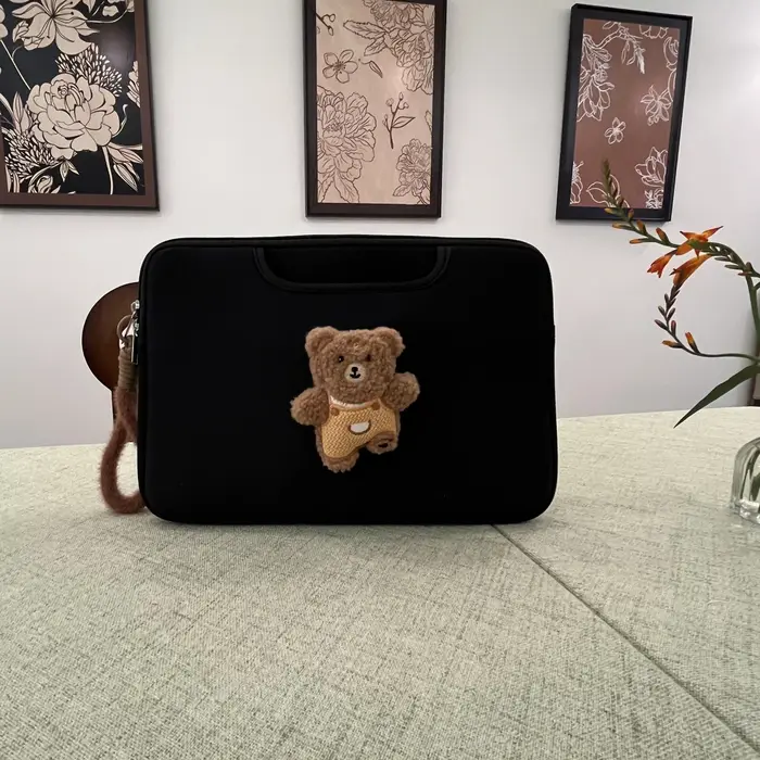 Mignon ordinateur Portable Bag11 13.3 14 15 15.6 16 pouces ordinateur voyage Portable sac à main coréen mode ordinateur Portable tablette Pounch femmes porte-documents