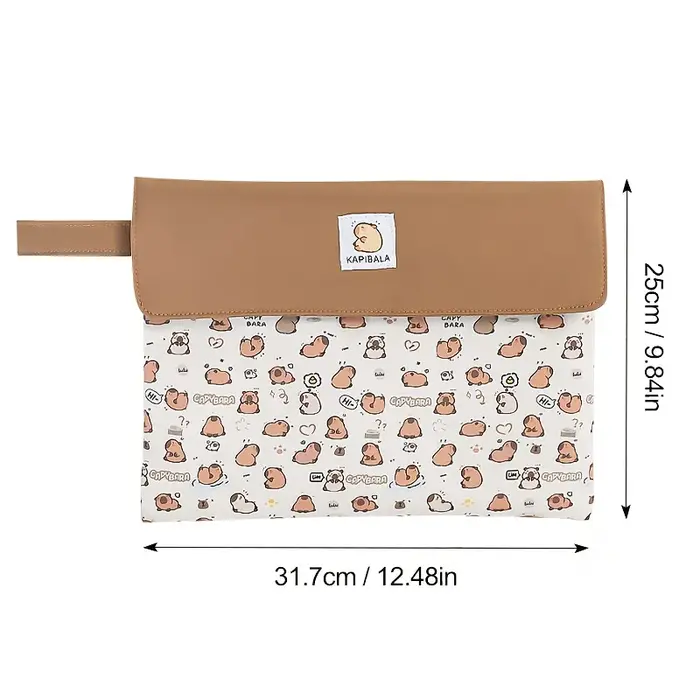 1 sac à documents à boucle magnétique