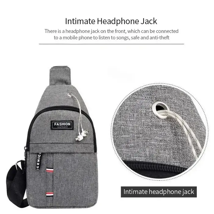Sac banane étanche de grande capacité pour hommes