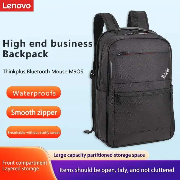 Sac à dos pour ordinateur portable Lenovo Thinkpadtp600, style professionnel simple, sac à dos pour
