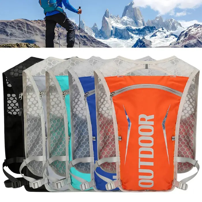 1 pièces sac à dos de gilet d'hydratation de course