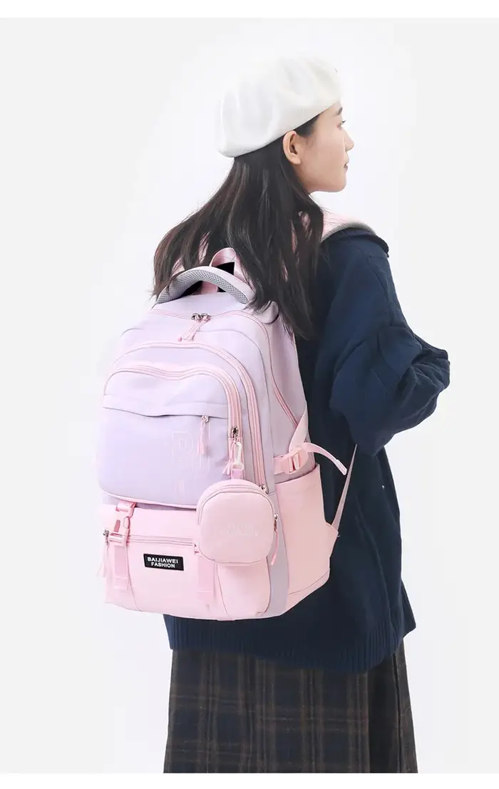 Célèbre marque concepteur BAIJIAWEI enfants sac à dos avec sac à main lycéen sacs d'école