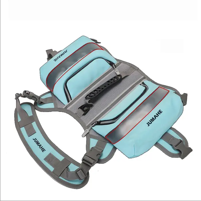 Sac à dos pour chiens moyens et grands, sacoche de dégager DulsFP avec poche latérale de sécurité pour le camping, sac glaDog pour le voyage