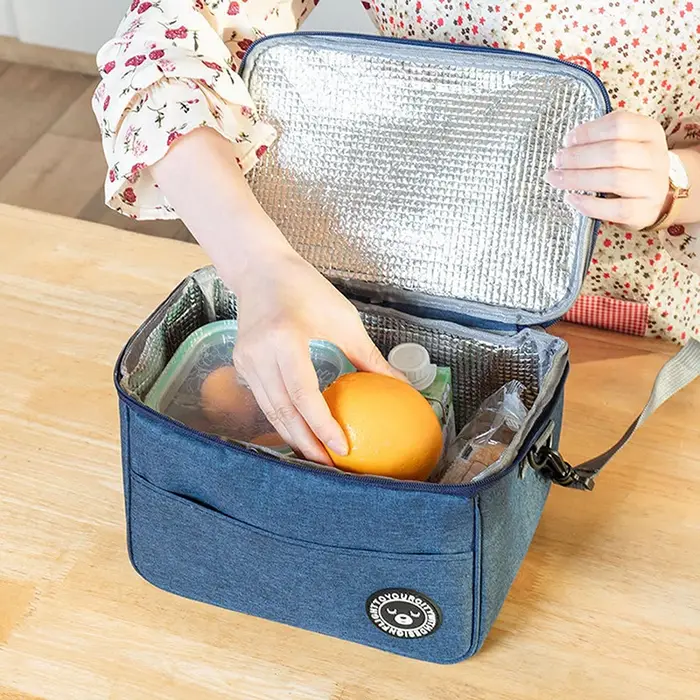 Boîte à lunch isotherme avec sangle pour hommes et femmes