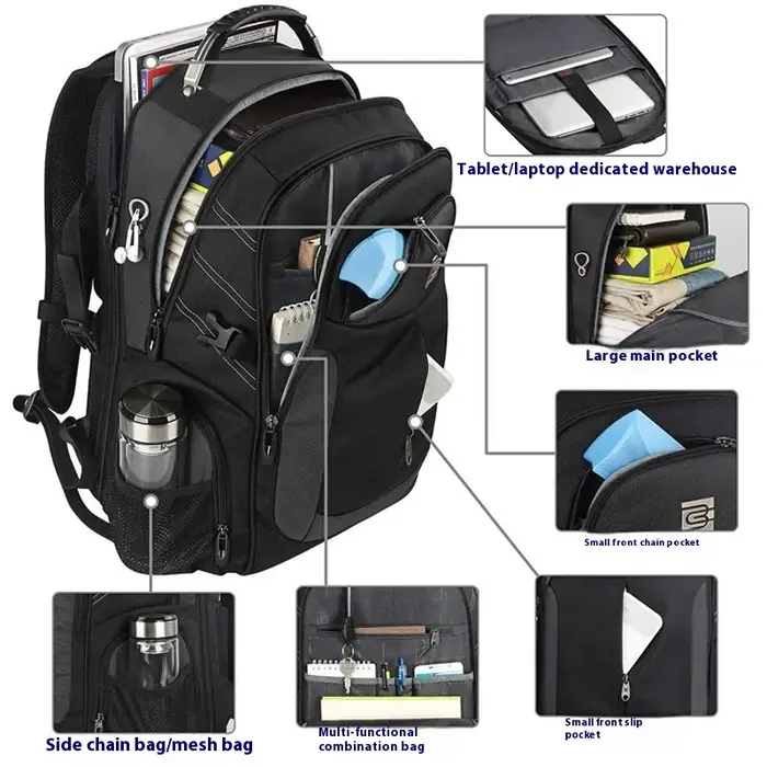 BrunoCavalmovies-Sacs à dos pour ordinateur portable pour hommes et femmes